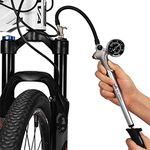 MTB Motorcycle Shock Pump 300 PSI for Fork & Rear Suspension Larger Size Version