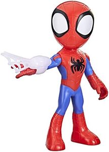 Hasbro Marvel - Marvel Spidey and His Amazing Friends - Figura Gigante de Spidey de 22.5 cm - Juguete para niños a Partir de 3 años
