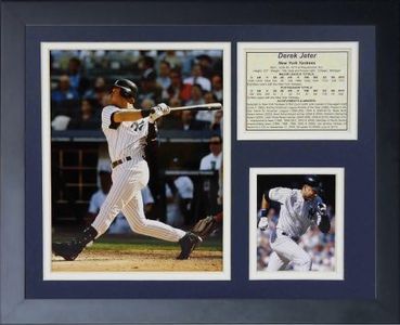 Legends Never Die Derek Jeter Batting Framed Photo Collage, 11x14-Inch