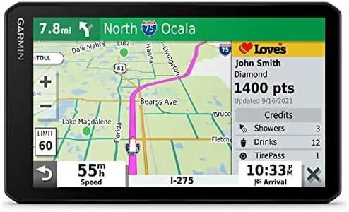 Garmin dēzlCam™ OTR710, Large, Easy-to-Read 7” GPS Truck Navigator, Built-in Dash Cam, Automatic Incident Detection, Custom Truck Routing, High-Resolution Birdseye Satellite Imagery