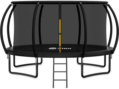Gigu 16FT Outdoor Trampoline with Net, Heavy Duty Yard Trampolines for Kids