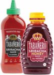 Tabanero Sriracha Hot Sauce Bundle - 16 oz Gourmet Sriracha Chili & 12 oz Sriracha Honey, All Natural, Gluten Free, Kosher, Made in the USA