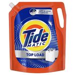 Tide Plus Double Power Detergent Washing Powder Lemon & Mint 4kg + 1kg FREE & Tide Matic Liquid Detergent 2L Top Load Washing Machine