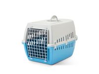 Savic Zephos 3 Pet Carrier, 24 x 16 x 15 inch, Travel Transport Carrier for Small Dogs and Cats Weighing up to 10 kg, Suitable for Water, Road, and Train Transport, Atlantic Blue