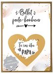 Joli Coon Carte a gratter annonce grossesse papa original - Tu vas être papa avec enveloppe - Annonce grossesse papa