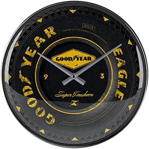 Nostalgic-Art 51085 Goodyear Wheel, Wall Clock 31cm
