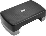 Yes4All Aerobic Step Platform with Adjustable Risers for Home Gym Fitness Workout - Cool Grey