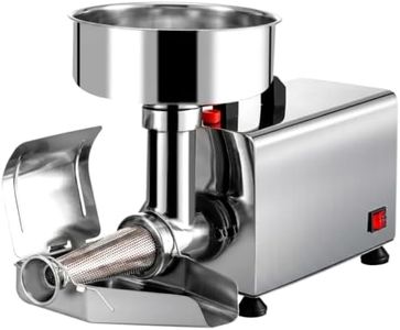 Tomato Strainer Sauce Maker Stainless Steel 370W Electric Food Mill for Home Canning Restaurant Commercial Kitchen Milli