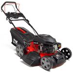 20" / 51cm Petrol Lawn Mower Turbo Suction Self-Propelled Electric Start Fox 4 Blades Quad Cut 196cc 60L Collection Bag 20 inch Lawnmower - 2 Years Warranty