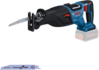 Bosch Professional 18V Cordless Reciprocating Saw – 2 Blades, Bare Tool