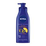 NIVEA Q10+ Firming Body Lotion | With 2 antioxidants : Q10 coenzyme + Vitamin C for healthy looking skin | Quick Absorbing | Firmer Feeling Skin in 10 Days | For Dry to Very Dry Skin | Daily Moisturizer | 473mL Pump