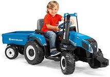 Peg Perego IGOR0074 12V New Holland Tractor with Trailer