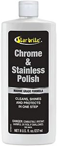 Star Brite Chrome & Stainless Steel Cleaner, Polish & Protectant 8 oz