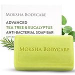 Tea Tree & Eucalyptus Soap Bar-Face and Body Soap Bar-Acne Spots Blackheads