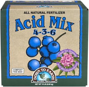 Down To Earth All Natural Fertilizers Organic Acid Mix - Plant Food for Blueberries, Raspberries, Azaleas and Rhododendrons 4-3-6, 15 lb