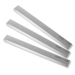 POWERTEC 6 Inch Jointer Blades for Delta 37-190 37-195 37-205 37-220 37-275X, Jet JJ-6CS Jointer, Replacement for Delta 37-658, Jet 708457K Jointer Knives, Set of 3 (14803V)