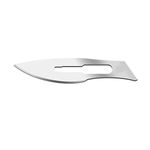 Medsor Impex Gamma Sterilized Surgical Stainless Steel Blade (Pack of 100 Pcs.) (Blade No.24)