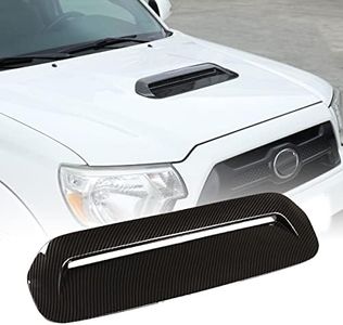 CHEAYAR Car Hood Vents,Hood Scoop Body Kit, Made of ABS Material,Engine Hood Air Outlet Vent Moulding Cover Trim Compatible with 2013-2015 Toyota Tacoma (Carbon Fiber Pattern)