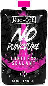 Muc-Off No Puncture Hassle Tubeless Sealant, 140ml - Tubeless Tyre Sealant for Bicycle Puncture Repair - Bike Tyre Sealant for MTB/Road/Gravel Bikes