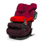 Cybex Silver Pallas 2-Fix, 2-in-1 Child's Car Seat, Adjustable Impact Safety Shield and ISOFIX Compatible, Group 1/2/3 (9-36 kg), From Approx. 9 Months to Approx. 12 Years, Rumba Red