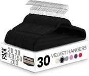 Utopia Home Velvet Hangers 30 Pack 