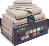 BELADOR Silky Soft Cali King Sheet Set -Luxury 6 Piece Bed Sheets for California King Size Bed, Secure-Fit Deep Pocket Sheets with Elastic, Breathable Hotel Sheets & Pillowcase Set, Wrinkle Free