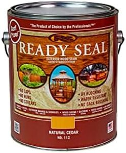 1 gal Ready Seal 112 Natural Cedar Exterior Stain and Sealer For Wood