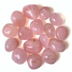 Gemaltic Healing Crystals 7Pcs Tumble Stone Gemstones and Crystals Tumble for Gift Home Decor Size: 20-25mm (Rose Quartz)