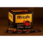Africafe Organic Instant Coffee – 100% Arabica & Robusta, Pack of 100 x 1.6g Single-Serve,(Resealable Bag, Imported)
