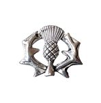 Pewter Thistle Lapel Pin, Designed and Handmade in Scotland by SJH Designs