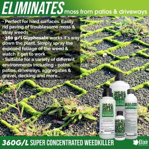 Elixir Gardens Glyphosate Weed Killer 2L – Concentrated Herbicide