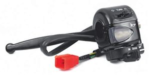 Uno Minda Sw-0681D Handle Bar Switch- Lever Assembly - Left Side, With 1 Wire Coupler, Kick Start For Bajaj-Boxer Ar