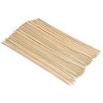 Navaris Bamboo Skewers 15 3/4 inch (100 Pieces) - Skewer Sticks for Kabob, BBQ, Fruit, Grilling, Crafts, Chocolate Fountain, Grill Kabobs - 4mm Thick