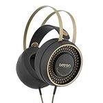 Betron Headphones, Wired, Over Ear, Retro Design. 50mm Stereo Drivers, 3.5mm Head Phone Connection, Large Comfortable Earpads