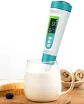 Pawfly Digital pH Meter for Food High Accuracy pH Tester for Sourdough and Bread, Food pH Meter for Fermentation pH Test Pen for Fermenting, Sausage, Canning, Meat, Cheese and Water