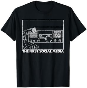 The First Social Media, Ham Radio Operator, Funny Gift T-Shirt