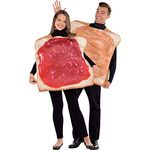 AMSCAN Peanut Butter and Jelly Classic Halloween Costume for Adults, Standard, with Included Accessories