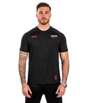 Venum Men's UFC Adrenaline Fight Week Dry-tech T-Shirt Black