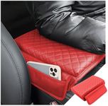 zipelo Car Armrest Cushion, Carbon 