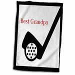 3dRose Grandpa N Golf Towel, White, 15 x 22-Inch