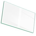 UPGRADED WP67006877 Crisper Glass Shelf Compatible with Kenmore Whirlpool Freezer Shelf Replacement,Refrigerator Drawer Cover Insert Part 12204823N 67006877 EB9FVBRWS EB9FVHLWS EB9FVHXWQ Glass Shelves