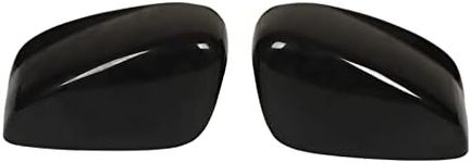 Car Rearview Mirror Cap Covers for Honda Accord 2008-2012, 1 Pair Black Door Mirror Covers Caps, Left Right Side Mirror Covers Caps, Anti Scratch, Easy to Install