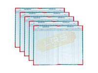 LRS Journal Register Size - 32 x 20 cm - Hard Bound - 70 GSM Ledger Paper (90 Pages - Pack of 5)