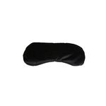 Yoga-Mad Eye Pillow | Satin Eye Pillow | Lavender & Linseed Filled Yoga Pillow | Stress Relief Eye Bag for Aromatherapy, Relaxation and Tired Eyes (Black)