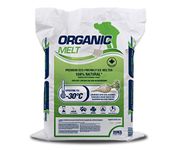 Organic Melt Premium Granular Ice Melter - Pet Friendly, Eco Friendly, Driveway, Sidewalk & Concrete Safe Winter Salt- 20kg (44.1lbs) Bag