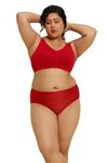 Van Heusen Women Cotton Minimizer Bra - Wireless, Non Padded, Full Coverage_22011_Persian Red_34D