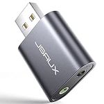 USB Audio Adapter, JSAUX USB to Aud