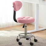 XUEGW Office Drafting Chair with Back Support and Footrest Multi-Purpose Office Desk Chair, Home Work Bench with Adjustable Back 360° Swivel Chair Chair with Work Casters Beauty Salon Beauty Stool