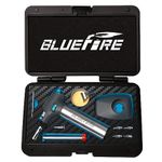 BLUEFIRE HT-908K Butane Soldering Iron Kit Portable Butane Torches Multi-Function Mini Torch for Wood Burning,Hot-Knife,Soldering|Self-Igniting,Adjustable Flame,Light Weight,Rapid Heat Up,Cordless