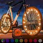 Activ Life Bicycle Lights (2 Tires, Orange) Best 7 Year Old boy Gifts. Top Birth Day Gifts for Women & Summer 2022 Presents for Girls. Best Unique Beach Ideas for Her Wife Mom Friend Sister